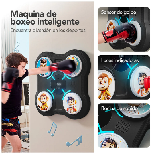 MAQUINA DE BOXEO MUSICAL PARA NIÑOS