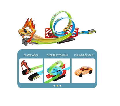 Pista De Carro Juego De Carrera Fuego 15 Pcs 228